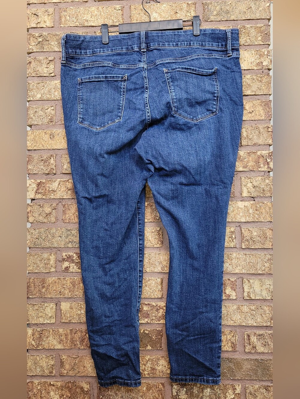 a.n.a Mid Rise Skinny Dark Skinny Cotton Stretch Jeans Size 22W - Picture 3 of 10